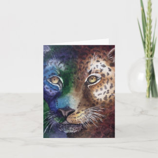 Leopard-Karte Karte
