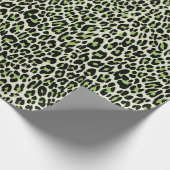 Leopard, Käse, Grün Geschenkpapier (Ecke)