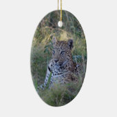 LEOPARD KERAMIK ORNAMENT (Rechts)