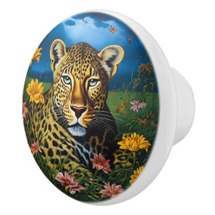 Leopard Keramikknauf