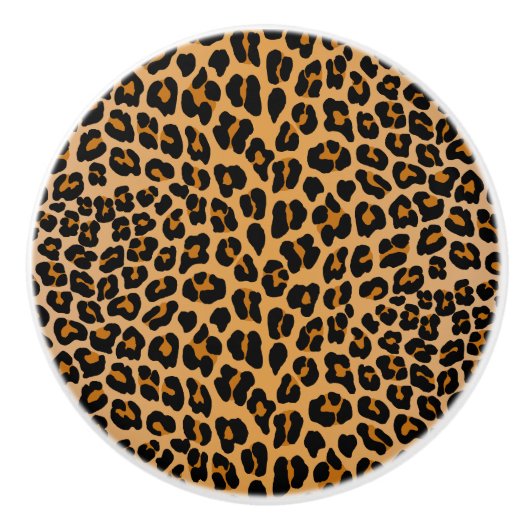 Leopard Keramikknauf (Vorderseite)