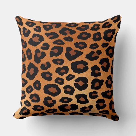 Leopard Kissen (Vorderseite)