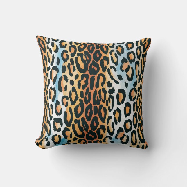 Leopard Kissen (Vorderseite)