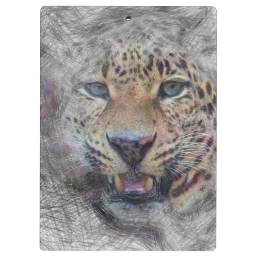 Leopard Klemmbrett (Rückseite)