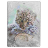 Leopard Klemmbrett (Rückseite)