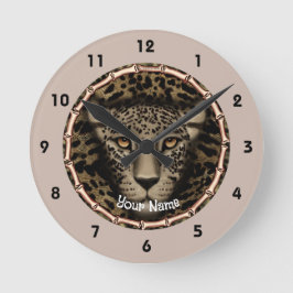 Leopard Knochen Uhr