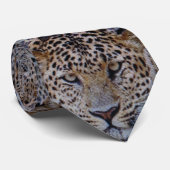 Leopard-Kopf Krawatte (Gerollt)