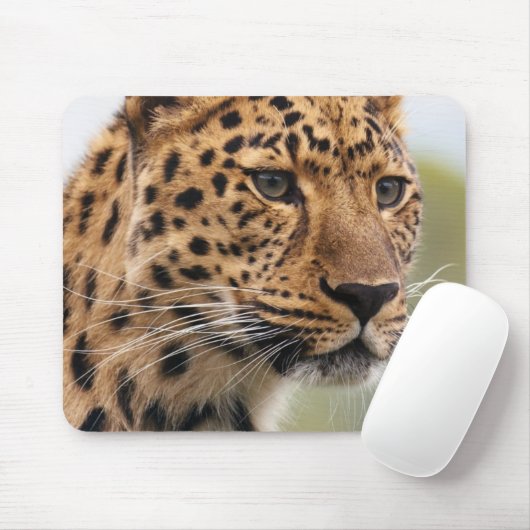Leopard-Kopfschuss Mousepad (Mit Mouse)