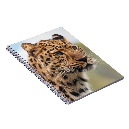 Leopard-Kopfschuss Notizblock (Rechte Seite)