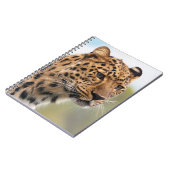 Leopard-Kopfschuss Notizblock (Linke Seite)