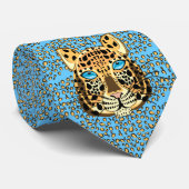 Leopard Krawatte (Gerollt)