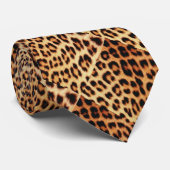 Leopard Krawatte (Gerollt)