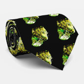 Leopard Krawatte (Gerollt)