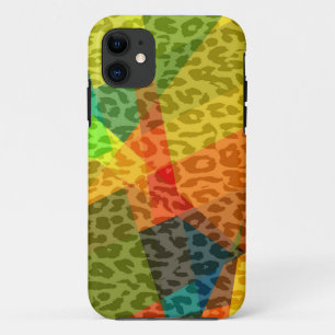 Leopard-Kubismus Abstrakte Kunst Geometrisches M Case-Mate iPhone Hülle
