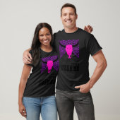 Leopard Kuh Schädel hätte mit einer Warnung kommen T-Shirt (Unisex)