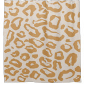 Leopard Kunst, Dichtung und Musik Duschvorhang (Vorderseite)