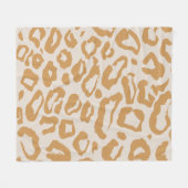 Leopard Kunst, Dichtung und Musik Fleecedecke (Vorderseite (Horizontal))