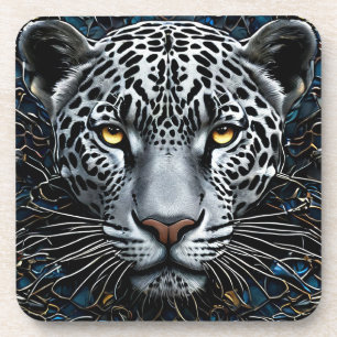 Leopard-Kunst Getränkeuntersetzer