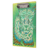 Leopard-Kunst Klemmbrett (Links)