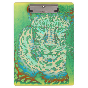Leopard-Kunst Klemmbrett