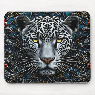 Leopard-Kunst Mousepad