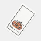 Leopard-Kürbis-Druck Serviette (Ecke)