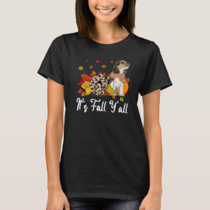 Leopard Kürbis Fallen Es ist Herbst Leute Gelber B T-Shirt