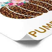 Leopard-Kürbis Poster (Ecke)