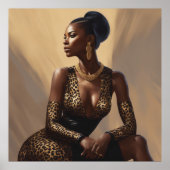 *Leopard Lady-Poster Poster (Vorne)