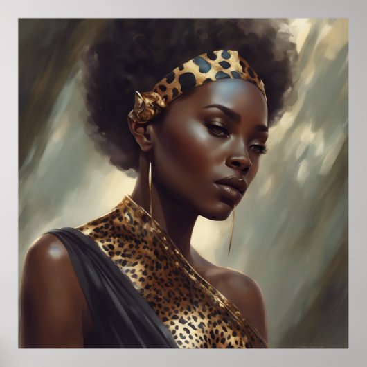 *Leopard Lady-Poster Poster (Vorne)