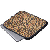 Leopard Laptop-Hülse Laptopschutzhülle (Vorne Knopf)