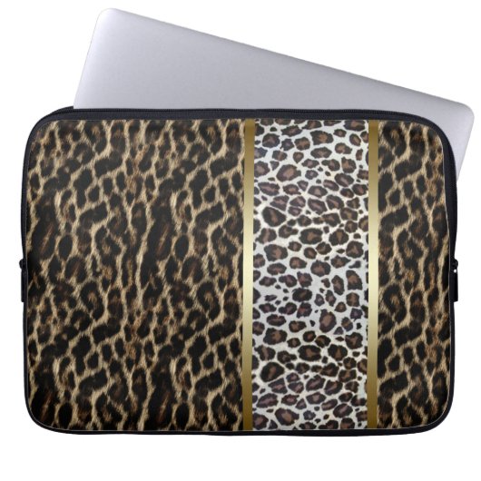 Leopard Laptop Sleeve (Vorderseite)