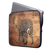 Leopard Laptopschutzhülle (Vorderseite Links)