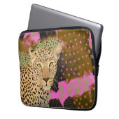 Leopard Laptopschutzhülle (Vorderseite Links)