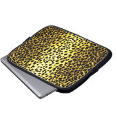 Leopard Laptopschutzhülle (Vorne Knopf)