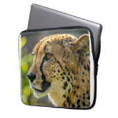 Leopard Laptopschutzhülle (Vorderseite Links)