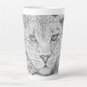 Leopard Latte Tasse (Vorderseite)