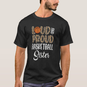 Leopard Laut Stolzer Amerikanischer Basketball Sch T-Shirt
