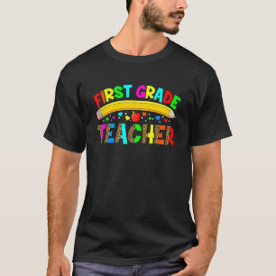 Leopard Lehrer der ersten Klasse zurück zur Schule T-Shirt