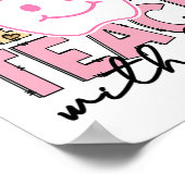 Leopard-Lehrer-Schätzung Unterrichten Mit Liebe Un Poster (Ecke)
