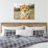 Leopard Leinwanddruck (Insitu (Schlafzimmer))