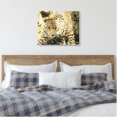 Leopard Leinwanddruck (Insitu (Schlafzimmer))