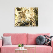 Leopard Leinwanddruck (Insitu (Wohnzimmer))