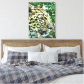 LEOPARD LEINWANDDRUCK (Insitu (Schlafzimmer))