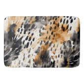 Leopard-Leopard-Tier Badematte (Vorderseite)