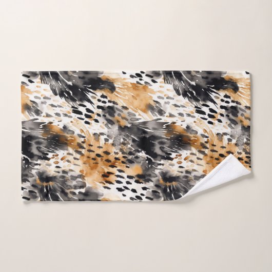 Leopard-Leopard-Tier Badhandtuch Set (Handtuch)