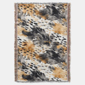 Leopard-Leopard-Tier Decke (Vorderseite Vertikal)