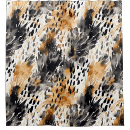 Leopard-Leopard-Tier Duschvorhang