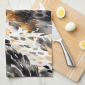 Leopard-Leopard-Tier Geschirrtuch (Viertel Falte)