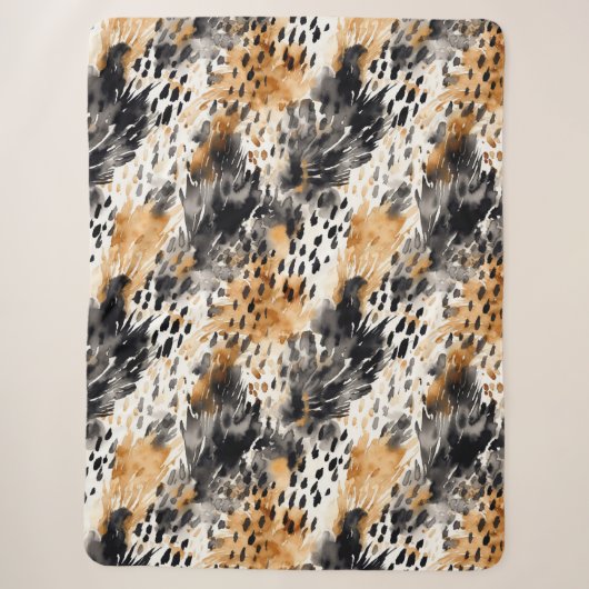 Leopard-Leopard-Tier Sherpadecke (Vorderseite)